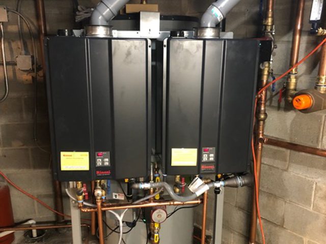 Commercial Tankless install 60 unit building