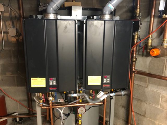 Commercial Tankless install 60 unit building Commercial Tankless install 60 unit building