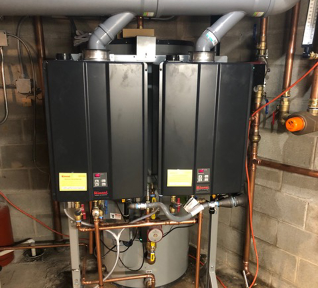 Commercial Tankless install 60 unit building